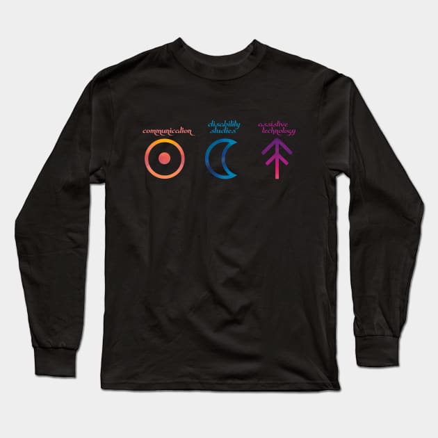 Disability Astrology Long Sleeve T-Shirt by Dirty Nerdy